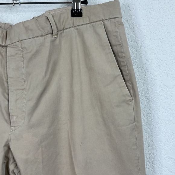 Tom Ford Side Tab Button Cotton Flat Front Khakis Mens - Picture 3 of 8